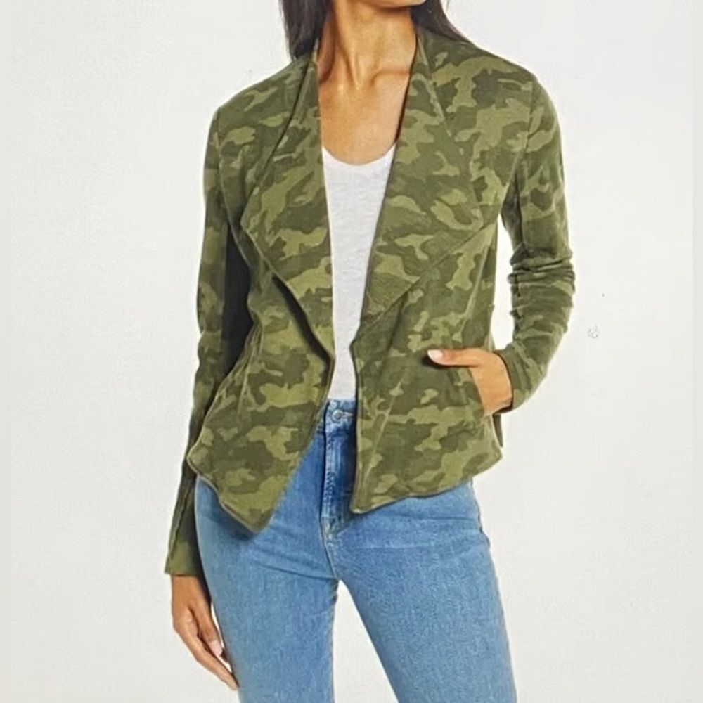 Caslon Camouflage Cardigan Blazer Size M